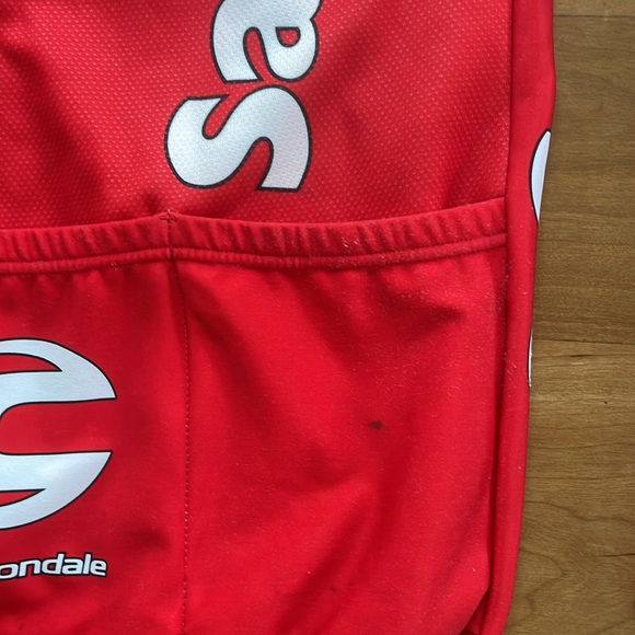 Kappa mens red long sleeve cycling jersey. Good condition, small mark. - Picture 6 of 6